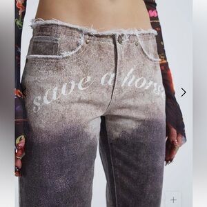 Jaded London ride a cowboy jeans